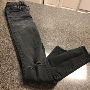 🖤Black denim pants🖤